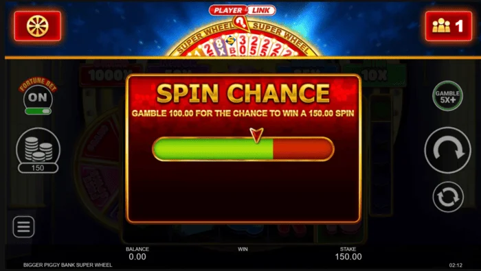 Bigger Piggy Bank Super Wheel nafasi ya kuzungusha